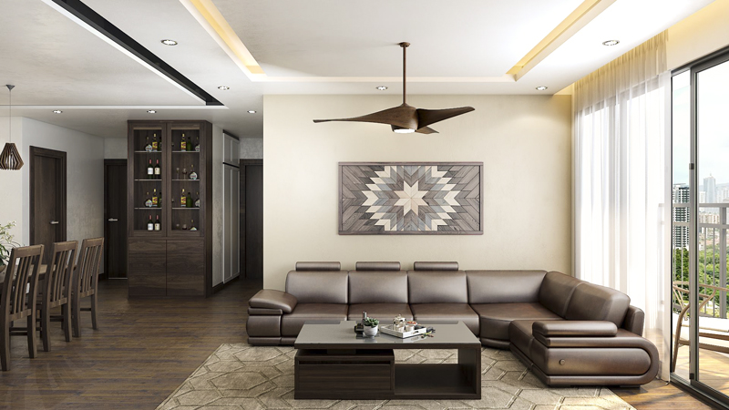 Thiết kế nội thất không gian phòng khách cực ấn tượng của Nội Thất Nhà Việt 